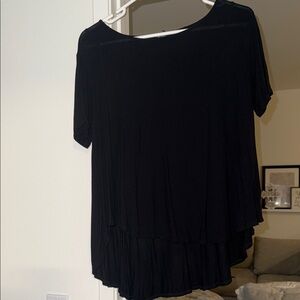 High low  Black Women's Top
